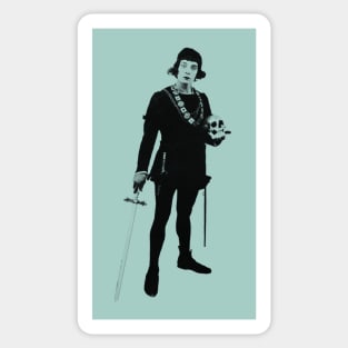 Buster Keaton / Hamlet Tribute Design Sticker